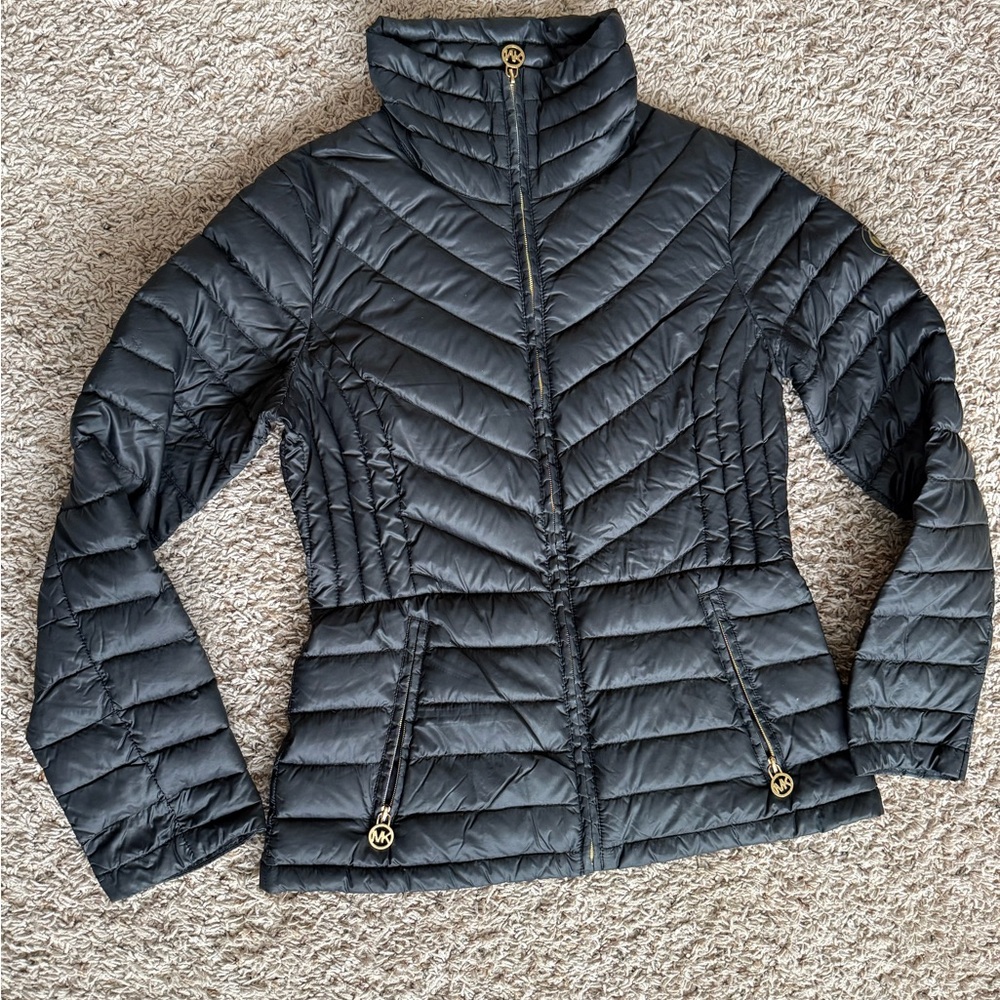 Michael Kors Women's Black Quilted Jacket XS